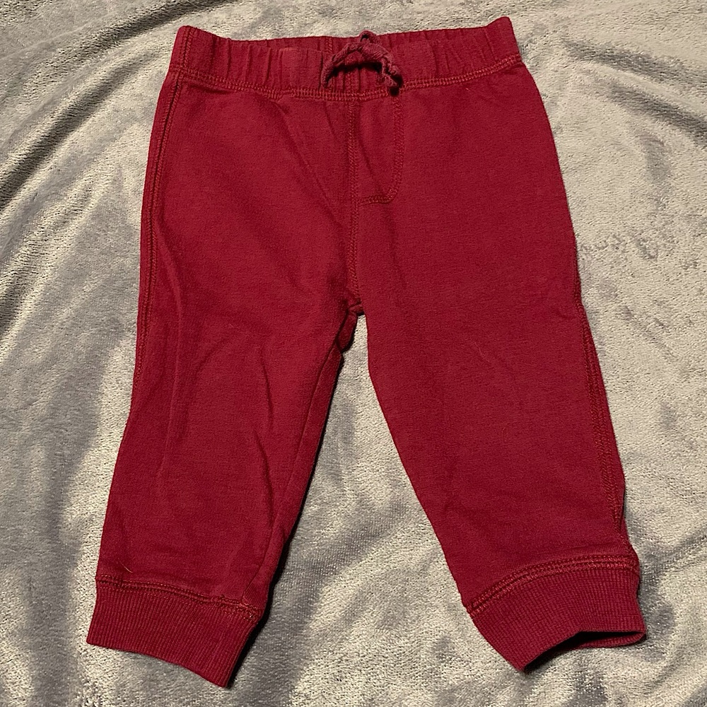 First Impressions - Sweat Pants - Red - Sz: 12M